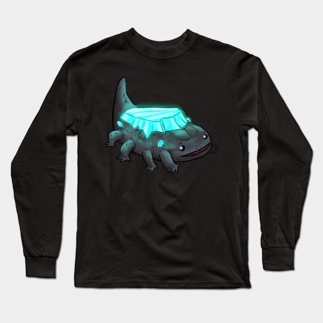 Crystal Lizard! Long Sleeve T-Shirt by Kytri